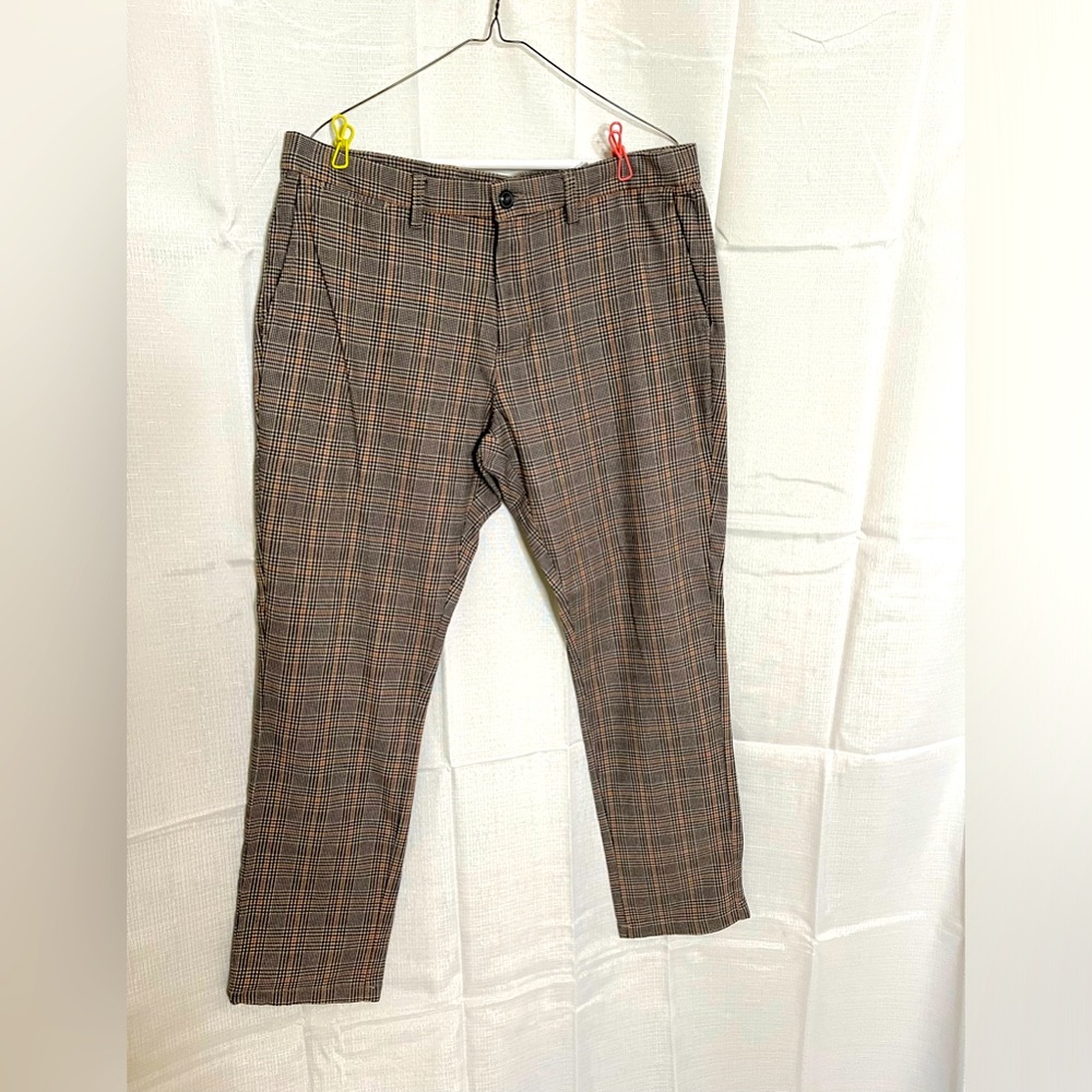 OLD NAVY BROWN/TAN TWEED PANTS